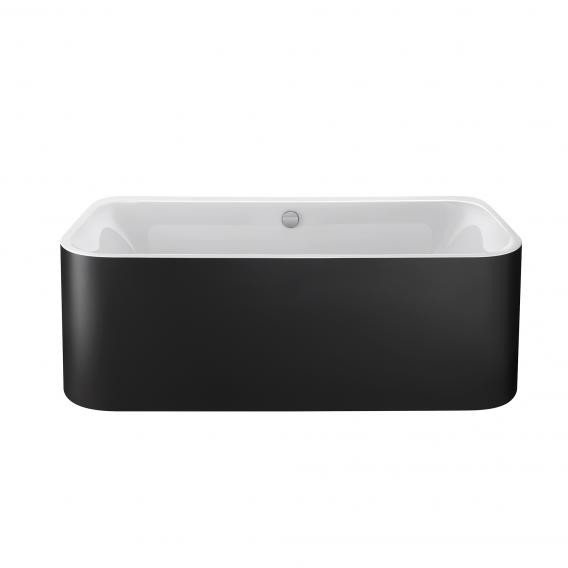 Duravit акриловая ванна happy d2 plus 1800 х 800 c двумя наклонами для спины, happy d.2 plus, 700453800000000 цвет: белый/графит супер матовый