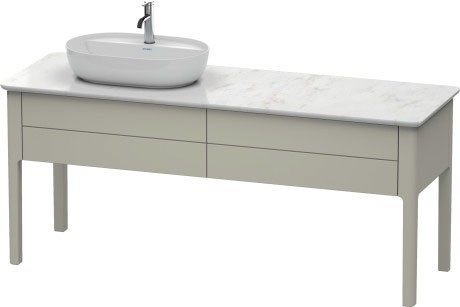 Duravit тумба напольная под столешницу, luv, lu9563l6060 цвет: серо-коричневый