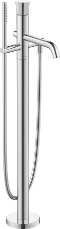 Duravit однорычажный напольный смеситель для ванны, white tulip, wt5250000010 цвет: хром
