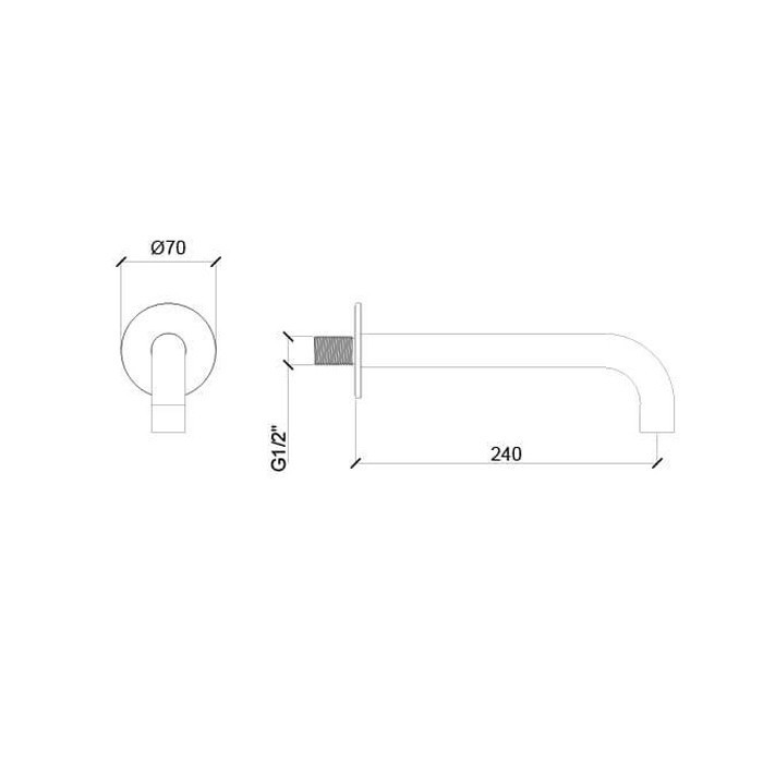 Almar излив для ванны, waterfalls, e098007.mb цвет: черный