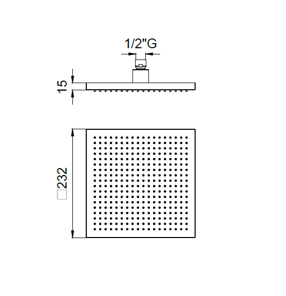 Almar верхний душ velvet, хром арт. e044297.cr