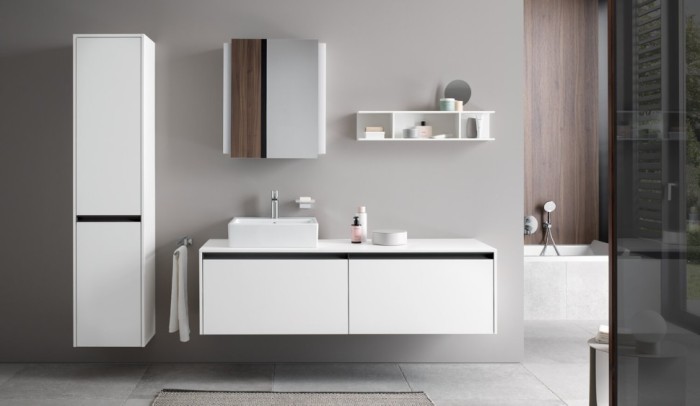 Duravit тумба подвесная под две раковины 550 мм х 1400 мм х 459 мм, ketho.2, k24888b79790000 цвет: орех натуральный