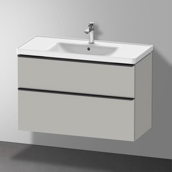 Duravit тумба подвесная под раковину 984 мм х 452 мм, d-neo, de435600707 цвет: бетонно-серый матовый