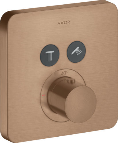 AXOR термостат для душа, ShowerSelect, шлифованное красное золото арт. 36707310