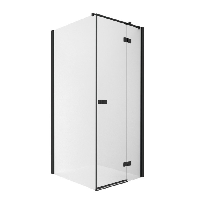 Душевое ограждение r 110x90x200, New trendy Reflexa black, черный арт. EXK-4953