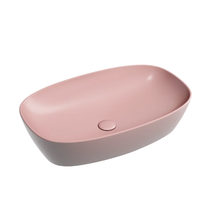Ceramicanova раковина накладная element, cn6049mp цвет: розовый