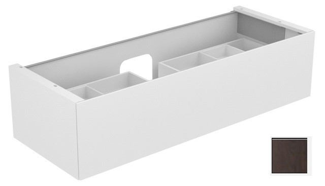 Keuco тумба подвесная под раковину с одним выдвижным фронтом, edition 11, табачный дуб арт. 31361 850000