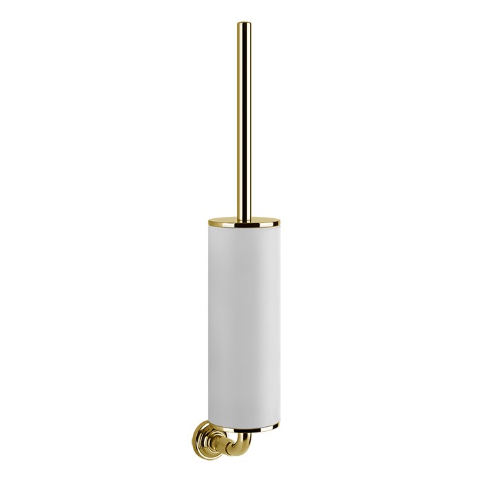 Gessi Туалетный ёршик, подвесной, Venti20, 65419#246 цвет: белый, фурнитура gold pvd