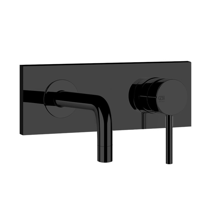 Gessi Смеситель для раковины, встраиваемый, излив: 14.6см., Emporio Via tortona, 44823#299 цвет: black xl