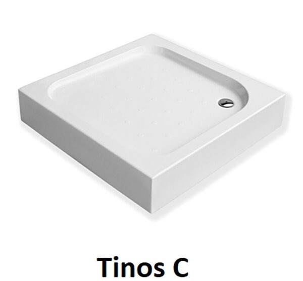 Radaway душевой уголок 90x90x190 с поддоном профиль хром стекло прозрачное, Premium Plus - 30453-01-01+S4TIC9090-08+PB50T