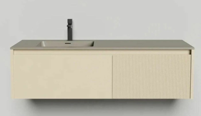 Salini подвесная тумба 1400, domino, 27d114on цвет: бежевый