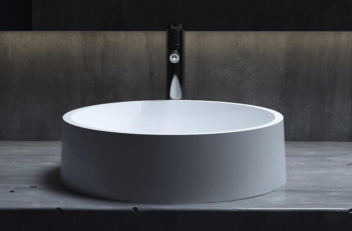 Salini раковина накладная 44x44, gloria, 1102201m цвет: матовый белый