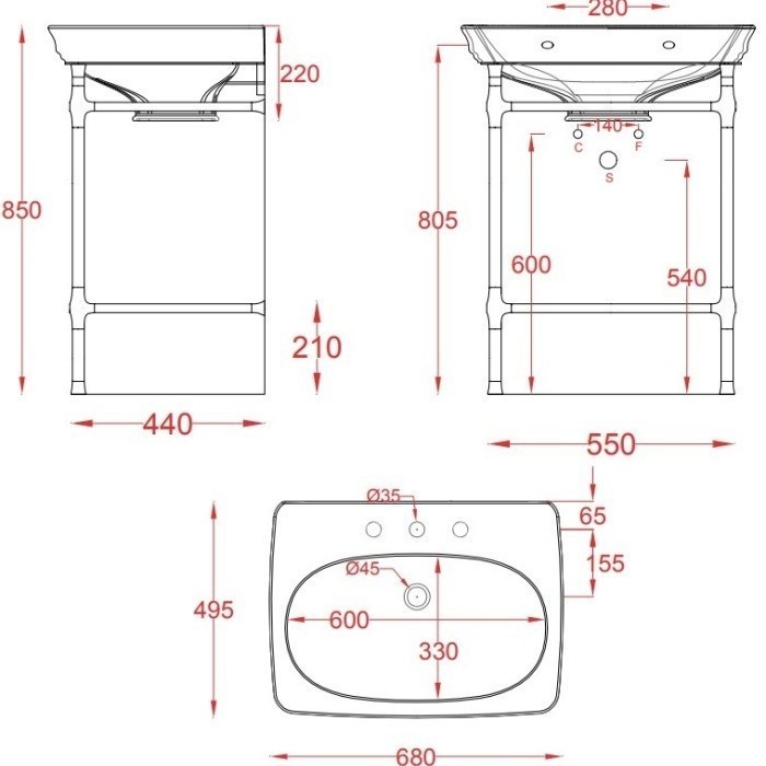 ArtCeram раковина для ванной комнаты, cil001 34 00 civitas цвет: серый глянцевый