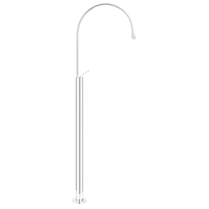 Gessi Напольный смеситель для раковины, излив 389мм R=197, Goccia, 33628#279 цвет: белый