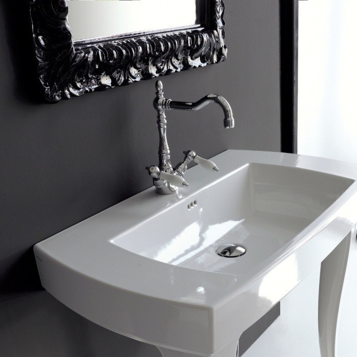 ArtCeram раковина для ванной комнаты, jzl001 01 00 jazz цвет: белый глянцевый