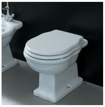 ArtCeram унитаз напольный, hev003 01 00 hermitage цвет: белый глянцевый