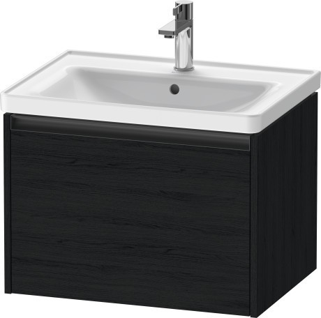 Duravit тумба подвесная под раковину 455 мм х 634 мм х 440 мм, ketho.2, k25082016160000 цвет: чёрный дуб
