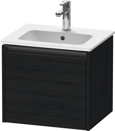 Duravit тумба подвесная под раковину 420 мм х 510 мм х 440 мм, ketho.2, k25061016160000 цвет: чёрный дуб