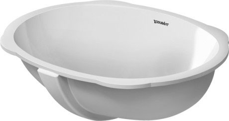 Duravit раковина встраиваемая снизу 425 мм х 545 мм, с переливом, santosa, 0466510000 цвет: белый