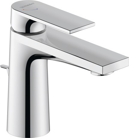 Duravit смеситель однорычажный для раковины s freshstart 140 мм, с донным клапаном, длина излива 110 мм, tulum, tu1011001010 цвет: хром