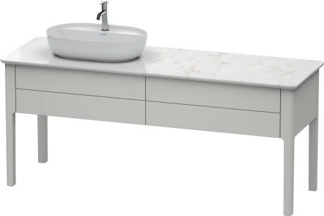 Duravit тумба напольная под столешницу скандинавский, luv, lu9563l3939 цвет: скандинавский белый