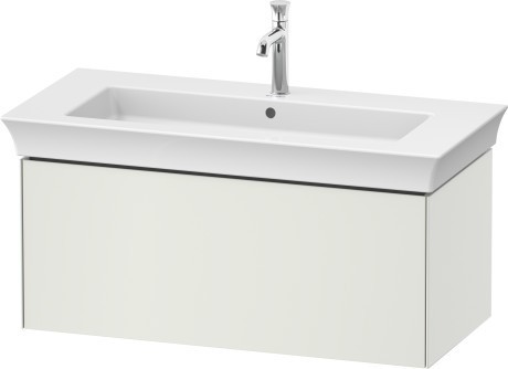 Duravit тумба подвесная 458 мм х 984 мм, white tulip, wt424203636 цвет: белый шелковисто-матовый