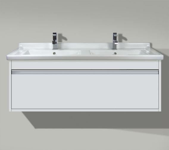 Duravit тумба подвесная под раковину с одним выдвижным ящиком, ketho, 6666 18 цвет: gres pietra grey opaco