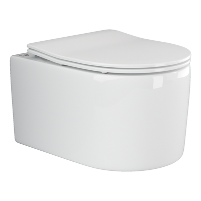 Ceramicanova подвесной унитаз с сиденьем moments, cn3003 цвет: белый