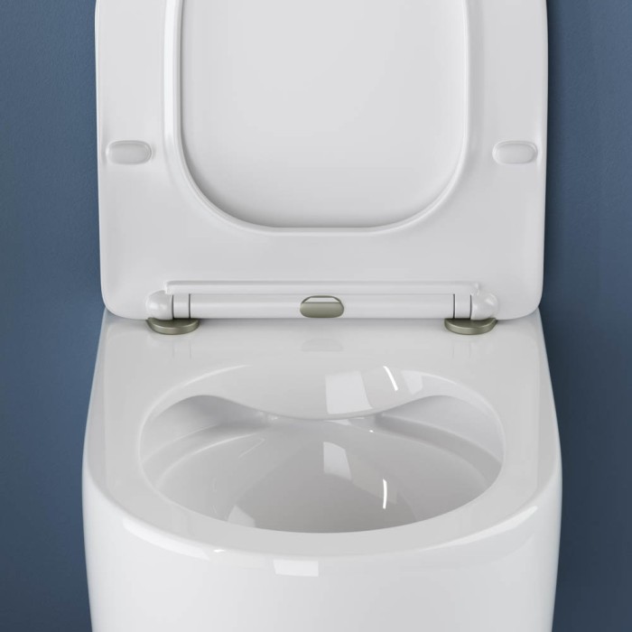 Ceramicanova подвесной унитаз с сиденьем moments, cn3003 цвет: белый