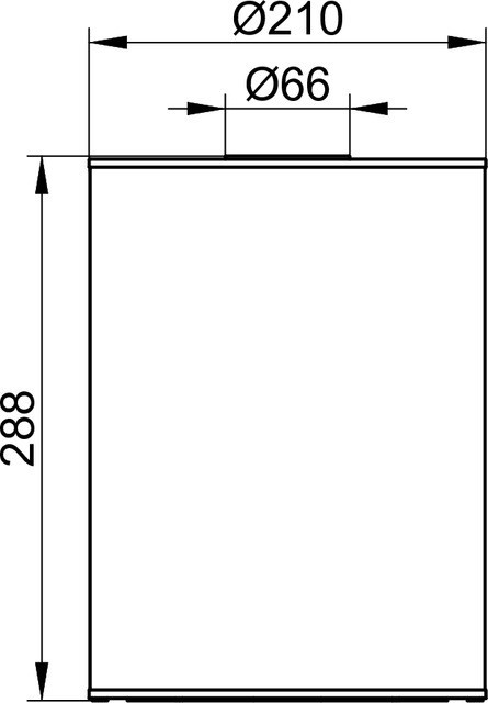 Keuco ведро для мусора с крышкой 5 л, plan, черный матовый арт. 04989 370037