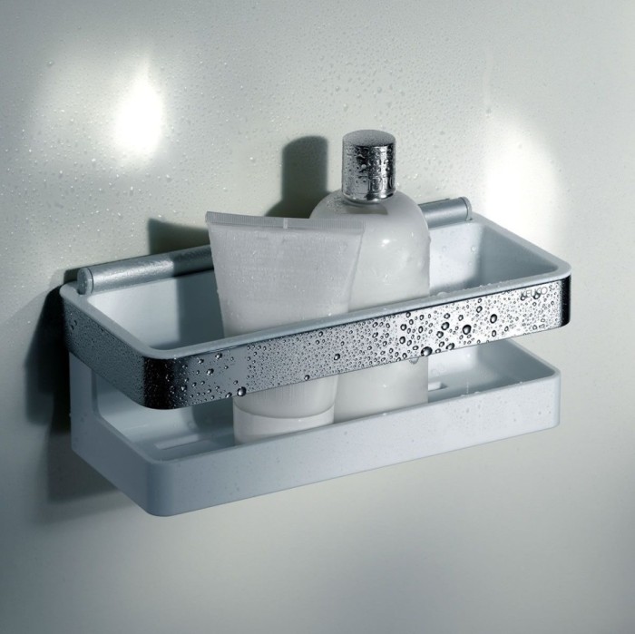 Keuco полка для ванной, collection moll, белый, хром арт. 12758 010000