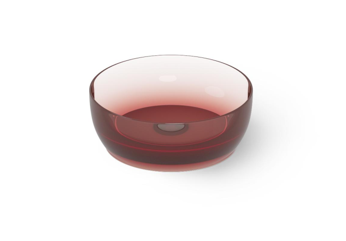 Накладная раковина d400хh140 мм, DEA Countertop basin, красный арт. DD9093 400 R5