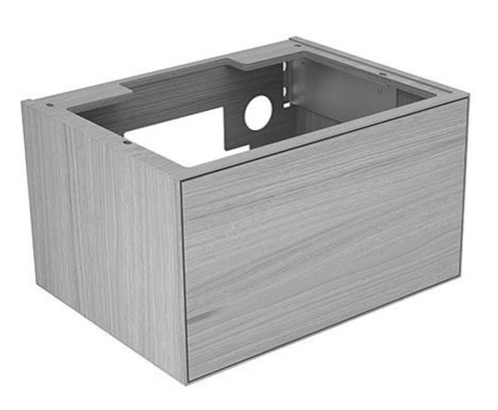 Keuco тумба под раковину 700x400x535 мм фасад дуб, edition lignatur, арт. 33340 700011