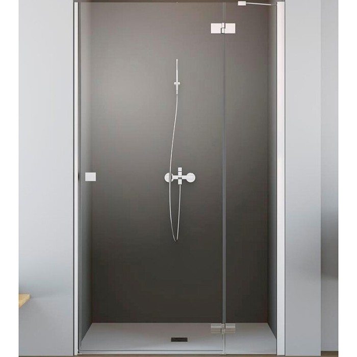Radaway душевая дверь dwj 100 r профиль хром стекло прозрачное, Essenza New - 385014-01-01R