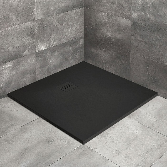 Radaway душевой поддон из искусственного камня 100x100 черный, Kyntos - HKC100100-54