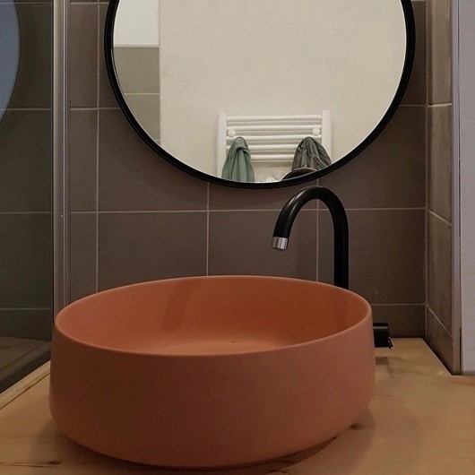 ArtCeram раковина (накладная), col004 13 00 cognac цвет: оранжевый