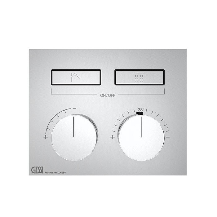 Gessi Термостат для душа, с включением до 2 источников одновременно, Hi Fi, 63004#031 цвет: хром