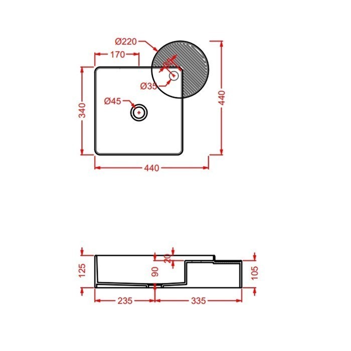 ArtCeram раковина (накладная), cal003 33 00 cartesio цвет: розовый