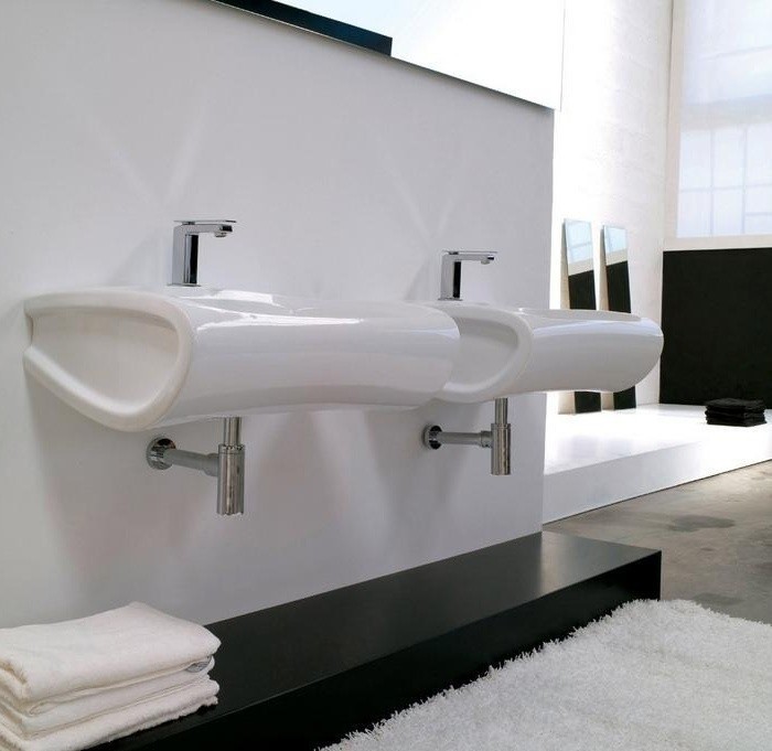 ArtCeram раковина для ванной комнаты, hil004 03 00 hi-line цвет: черный глянцевый