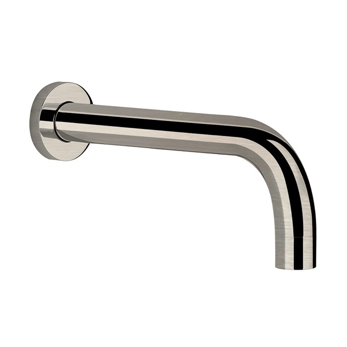 Gessi Настенный излив для ванны длинный, комбинируемый с удаленным управлением, Emporio Via tortona, 38787#149 цвет: finox brushed nickel