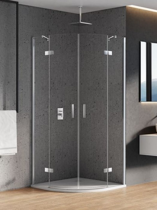 Душевое ограждение new merana 90x90x195, New trendy New merana chrome, хром арт. K-0331