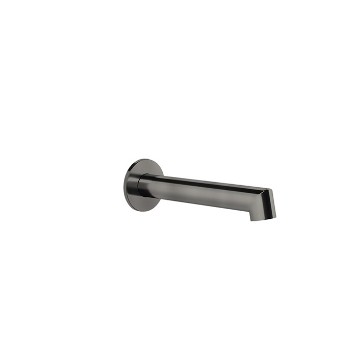 Gessi Излив для ванны, настенный, Ingranaggio, 63603#707 цвет: black metal brushed pvd