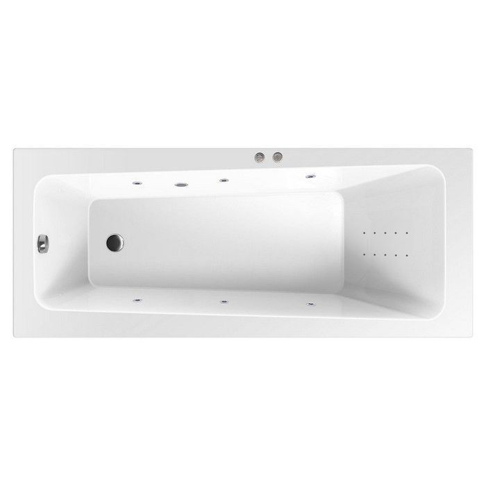 Ванна 160x70 line nano, Excellent Ava, хром арт. WAEX.AVA16.LINENANO.CR