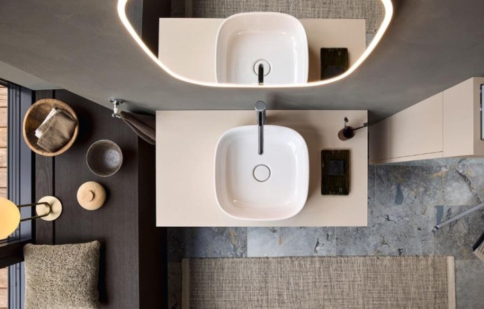 Duravit раковина накладная 420 мм х 420 мм, без перелива, zencha, 2373423279 цвет: белый шелковисто-матовый