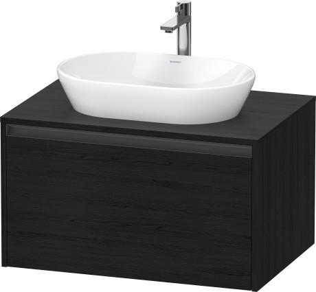 Duravit тумба подвесная под раковину 550 мм х 800 мм х 459 мм, ketho.2, k24885016160000 цвет: чёрный дуб