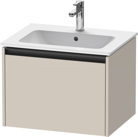 Duravit тумба подвесная под раковину 480 мм х 610 мм х 440 мм, ketho.2, k25062083830000 цвет: серо-коричневый суперматовый