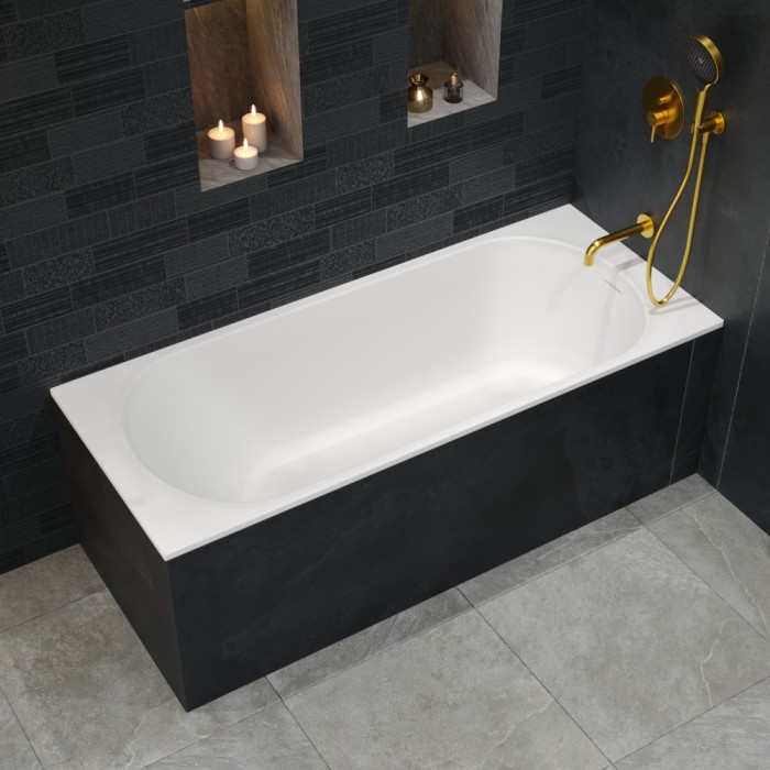 Пристенная ванна 170x70, Whitecross Gin, белый мат арт. 0217.170070.200