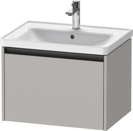Duravit тумба подвесная под раковину 455 мм х 634 мм х 440 мм, ketho.2, k25082007070000 цвет: бетонно-серый матовый