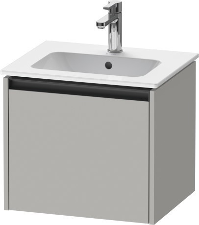 Duravit тумба подвесная под раковину 420 мм х 510 мм х 440 мм, ketho.2, k25061007070000 цвет: бетонно-серый матовый