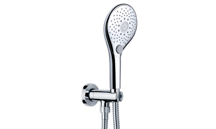 Bossini душевой комплект с лейкой, шлангом и держателем, syncronia, хром арт. c12033.030